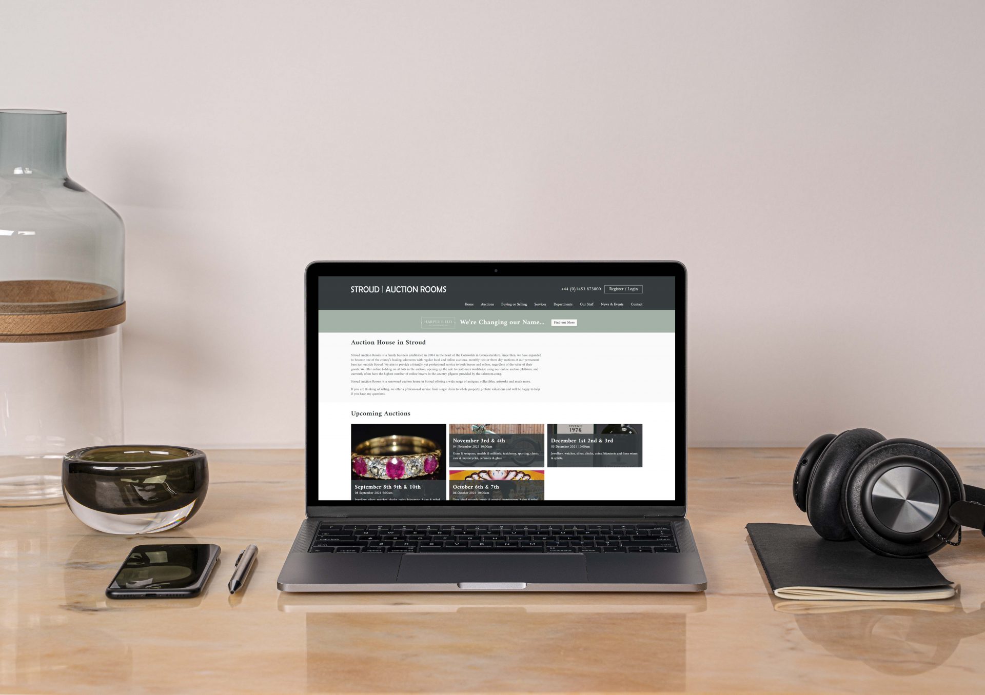 Stroud Auction Rooms Case Study Brace Creative Agency